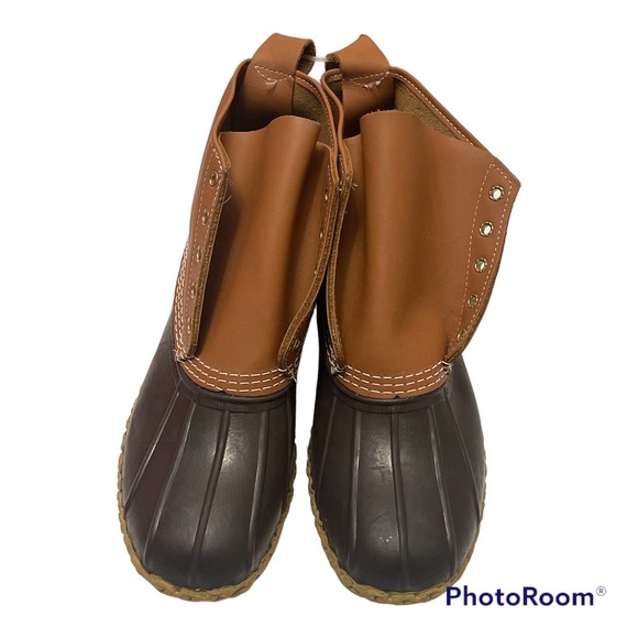 New L.L Bean duck boots brown size 9 men *No laces* - Picture 6 of 8